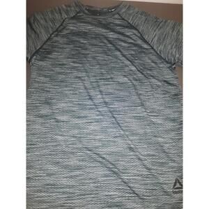 Reebok Mens MEDIUM Green Short Sleeve Athletic DryFit MESH TShirt TRAINING #407